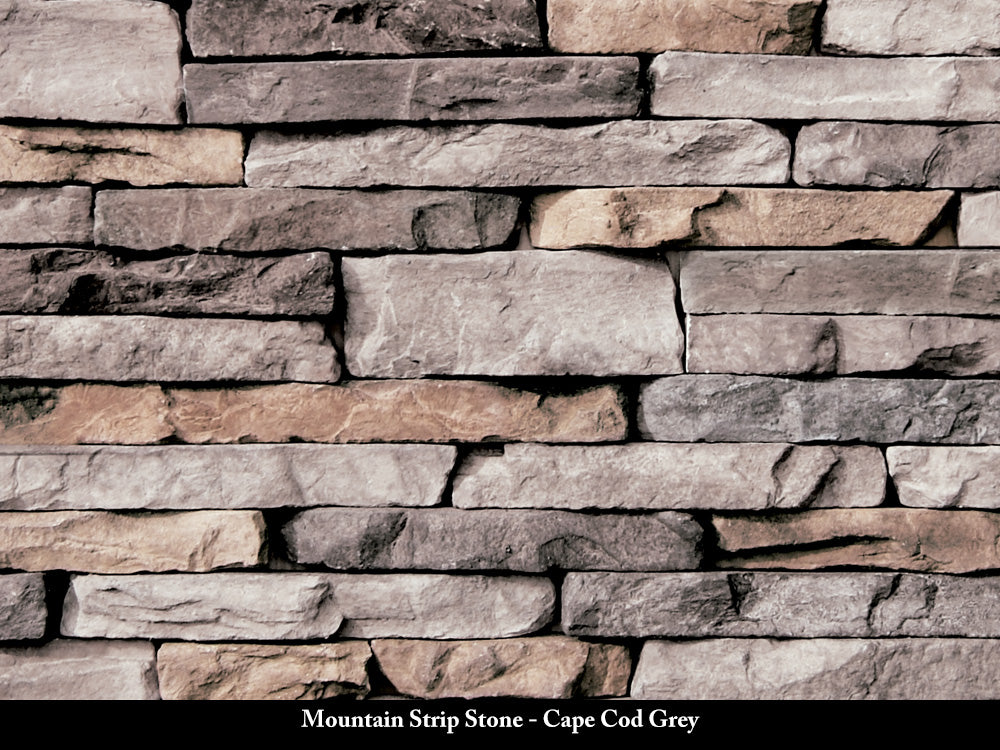 Cape Cod Grey Mountain Strip Stone Veneer