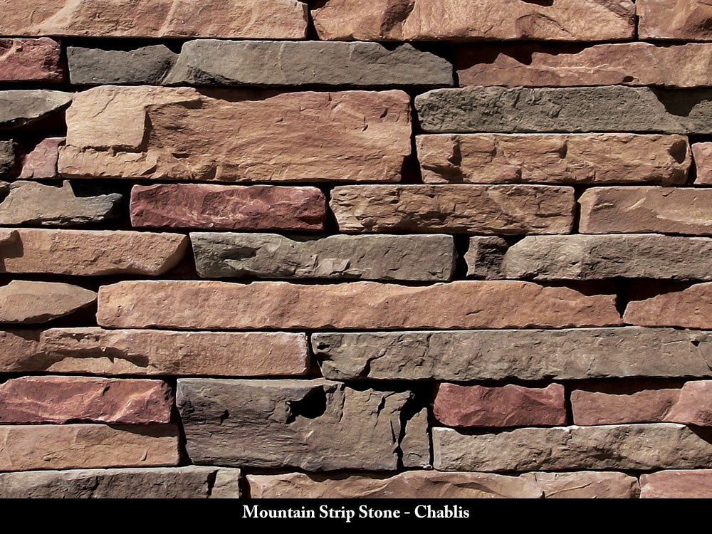 Chablis Mountain Strip Stone Veneer