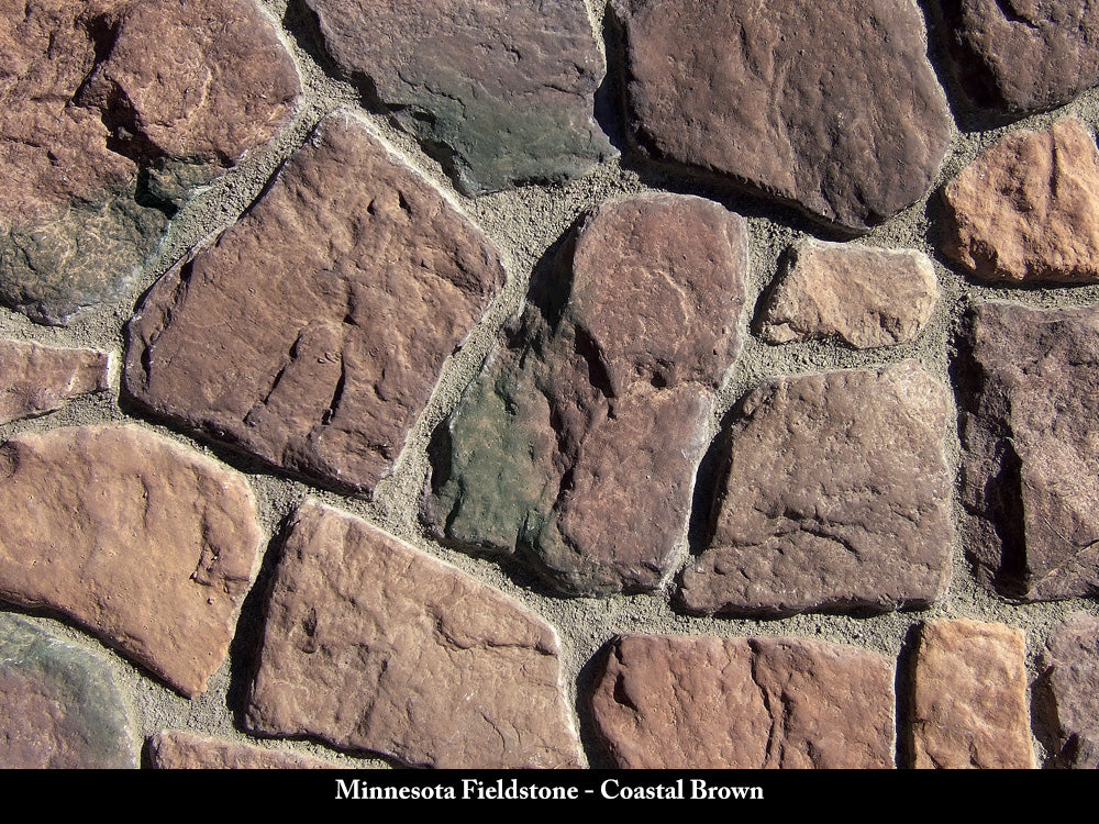 Coastal Brown Minnesota Fieldstone Stone Veneer