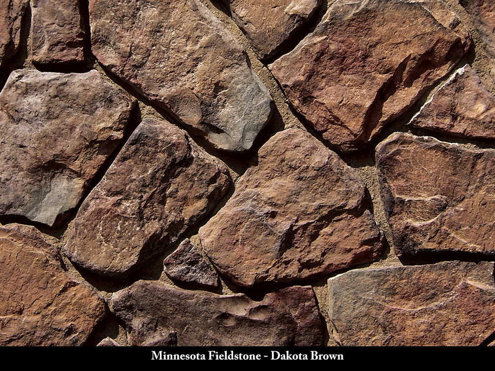 Dakota Brown Minnesota Fieldstone Stone Veneer