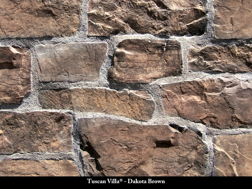 Dakota Brown Tuscan Villa Stone Veneer