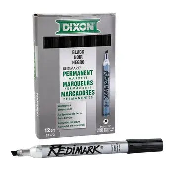 Dixon Black Redimark* Permanent Marker