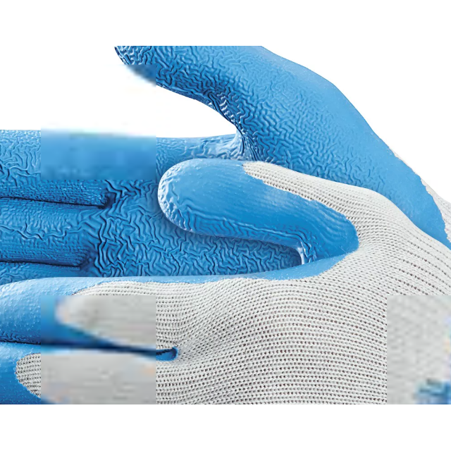 Atlas Fit Gloves Blue Dipped Palm Glove Small