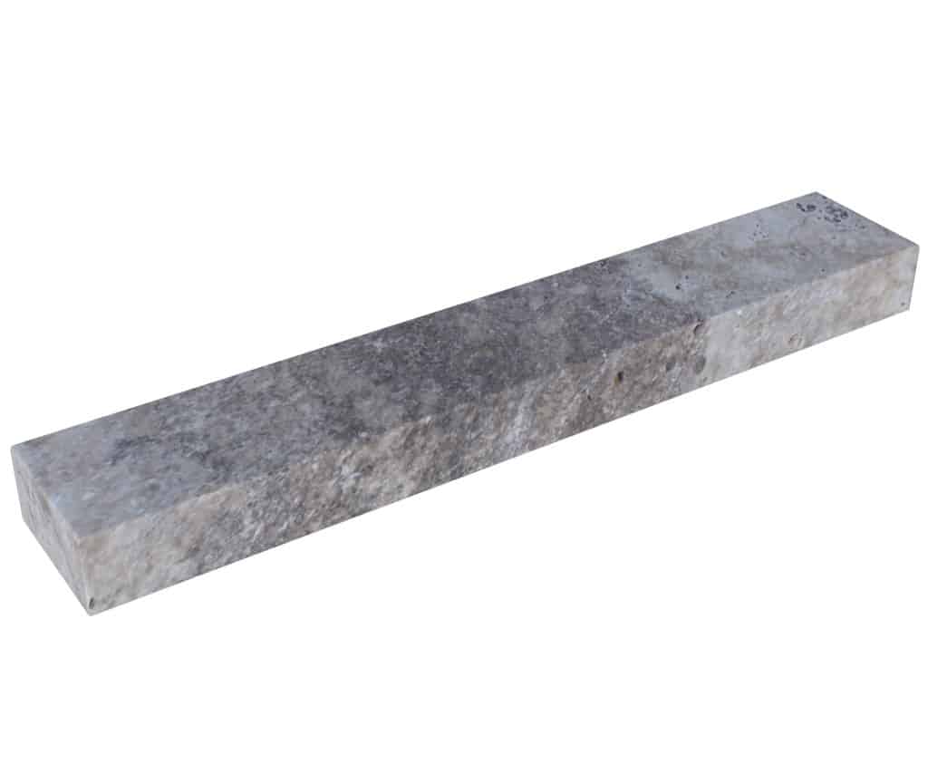 Manhattan Silver Travertine 6-inch Block