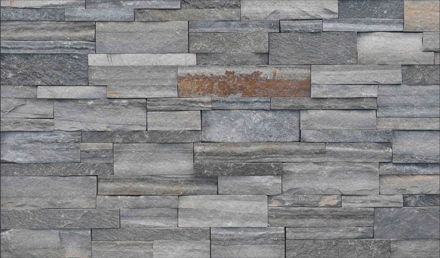 Revestimiento de piedra fina New England Terrain Ledgestone Formfit