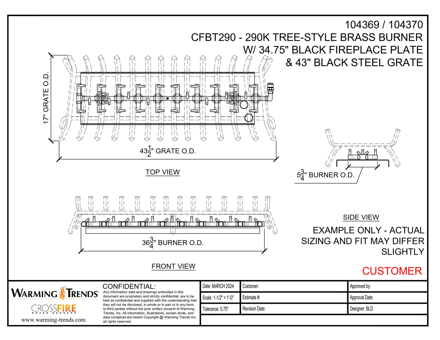 Tree-Style Fireplace Kit