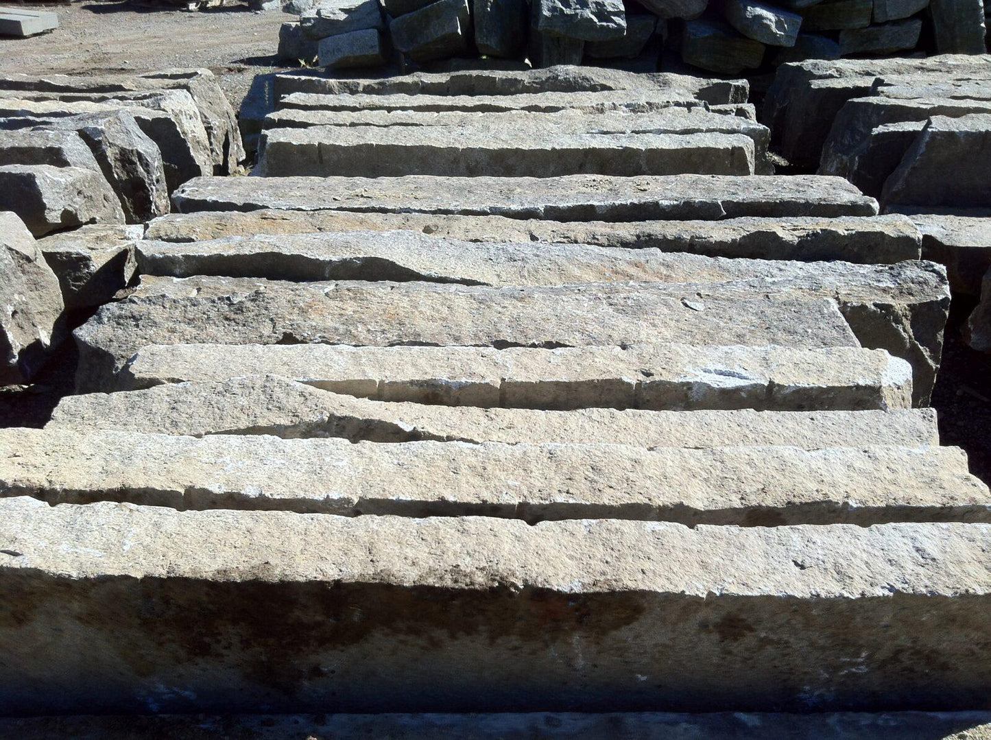 Reclaimed Granite Curbing VII