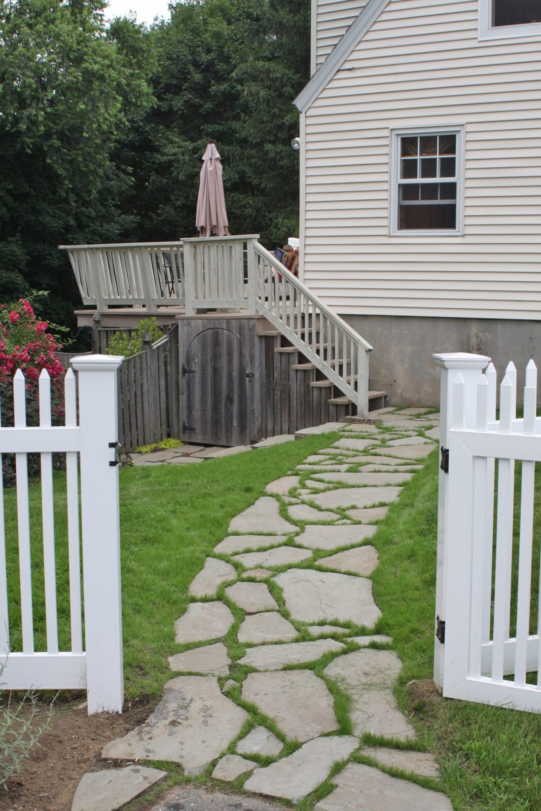 How to Lay a Path of Natural Stepping Stones