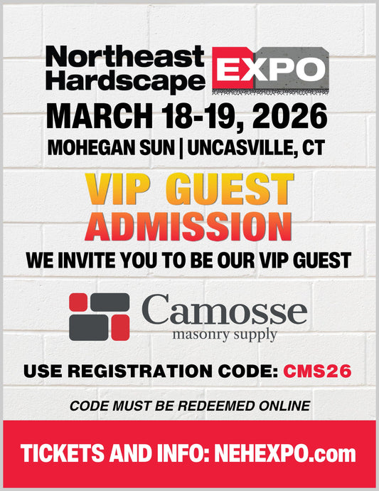 Free VIP Guest Admission for the 2026 NEH Hardscape Expo Here!!