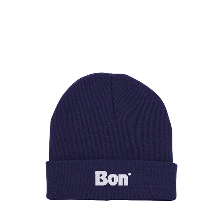 Knit Beanie - Black Bon Logo