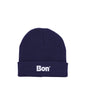 Knit Beanie - Black Bon Logo