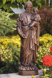 St. Joseph garden statue by Massarelli, religous, statuary