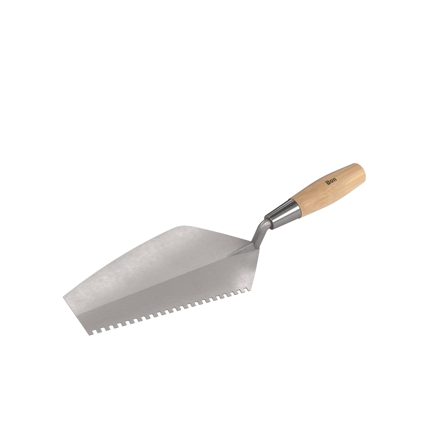 Notched Mason-feets Trowel - Right Hand - Wood Handle (Bon 11-101)