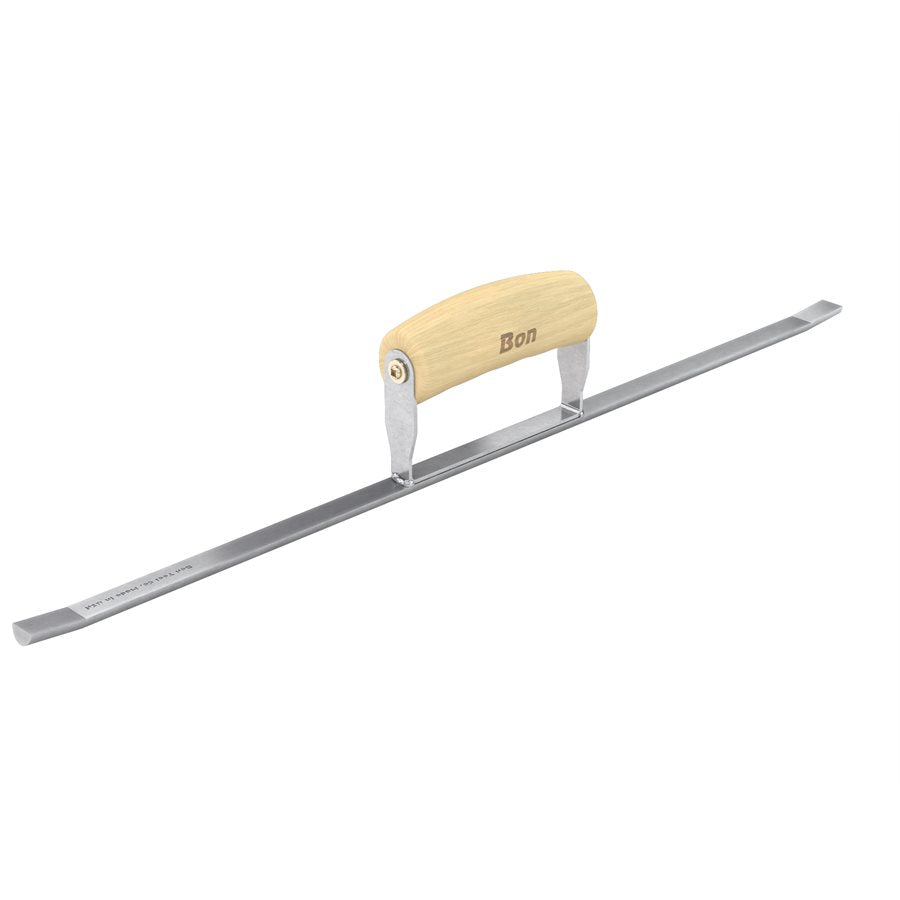 Corredor de trineo semicircular de 50,8 cm x 1,27 cm con mango de madera