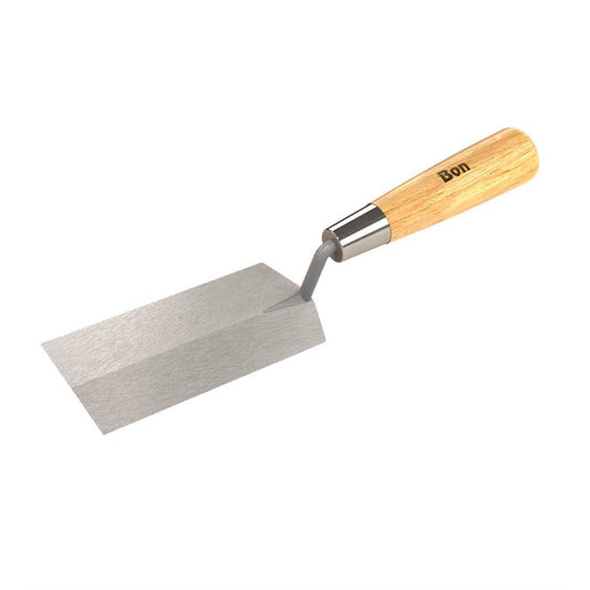 Bon® Carbon Steel Margin Trowel with Wood Handle