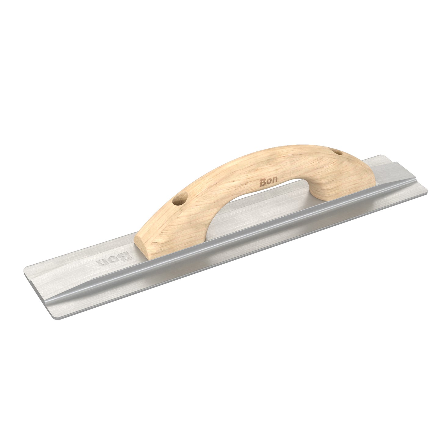 Float - Aluminum - Square End - 15 1/2-inch x 3 1/8-inch - Wood Handle (Bon 12-191)