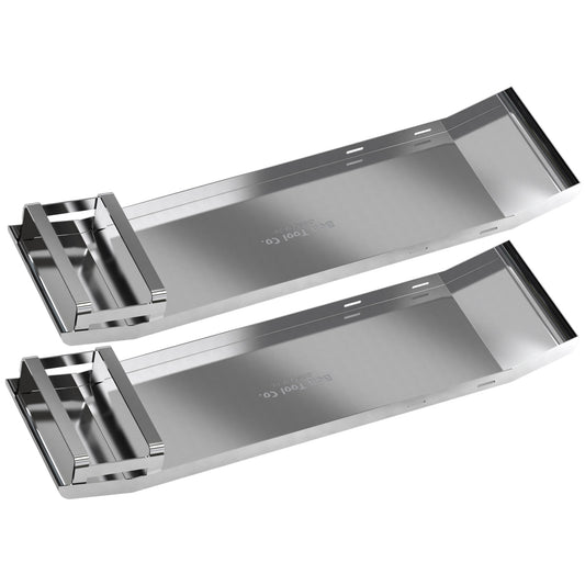 Knee Boards - Stainless Steel - Curved End (Pair)