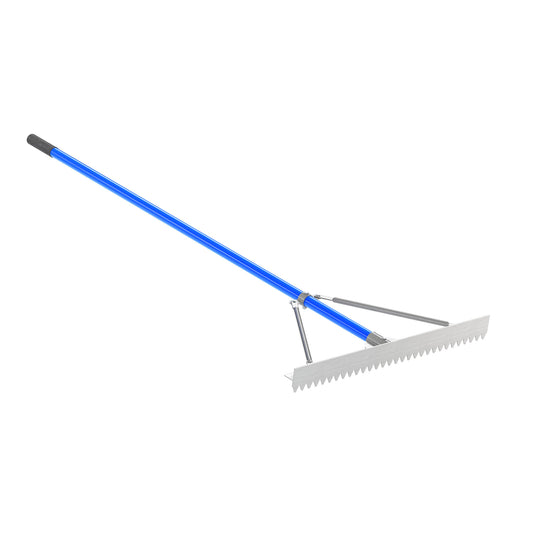 Base Rake - 30-inch - 6 Foot Snap Handle (Bon 12-224)