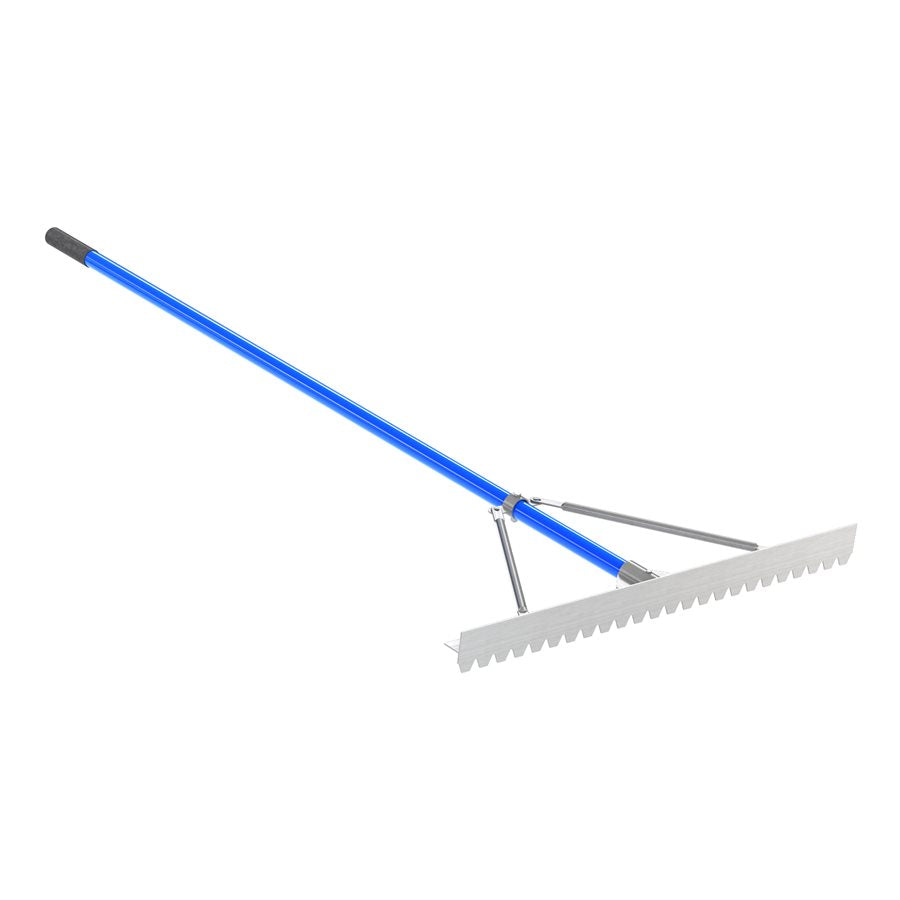Bon® Asphalt Lute Rake - Blunt Tooth - 36" - 6' Aluminum Handle