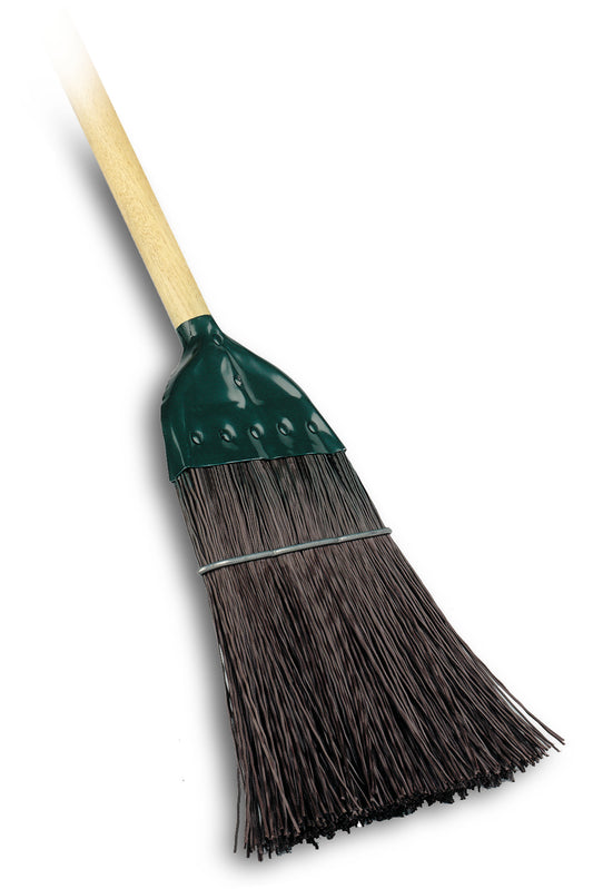 Utility Broom - Heavy Duty - 10-inch - Wood Handle (Bon 12-239)