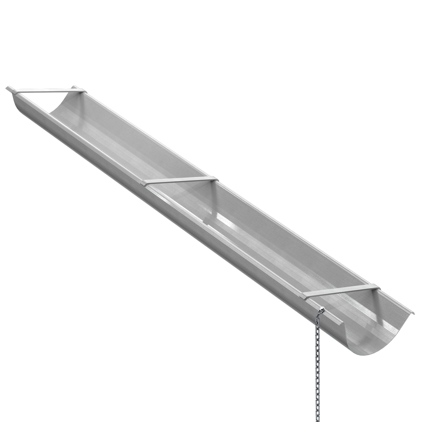 Concrete Chute - Straight End - Aluminum 8 Foot (Bon 12-393)