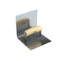 Bon® Stainless Steel Base Tool with Wood Wave Handle - 6" x 6" | 6" Lip