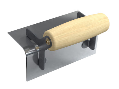 Bon® Outside Step/Corner Tool with Wood Wave Handle - 6" x 2 1/2"