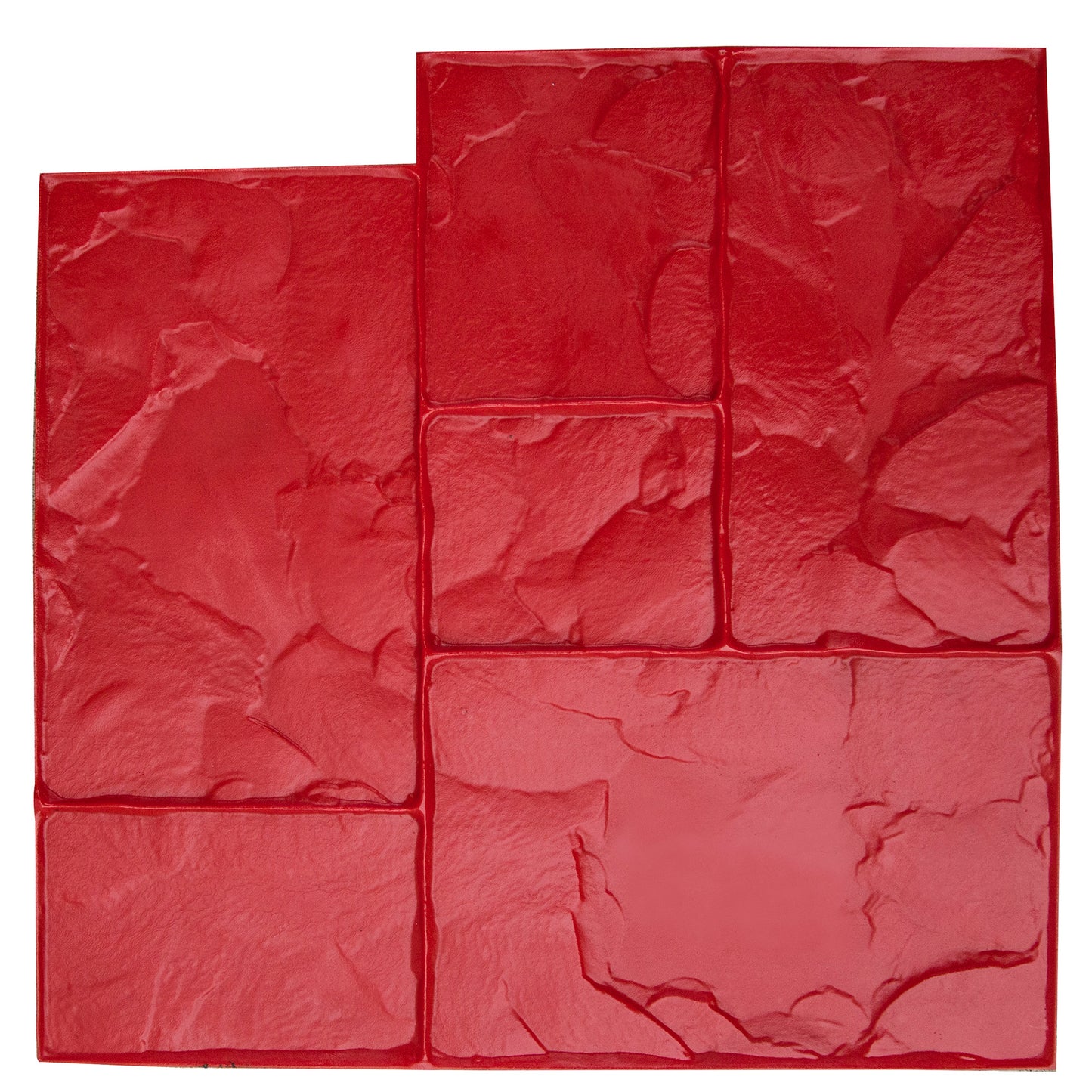 Texture Mat - Ashlar Red - 24-inch x 24-inch (Bon 12-595)