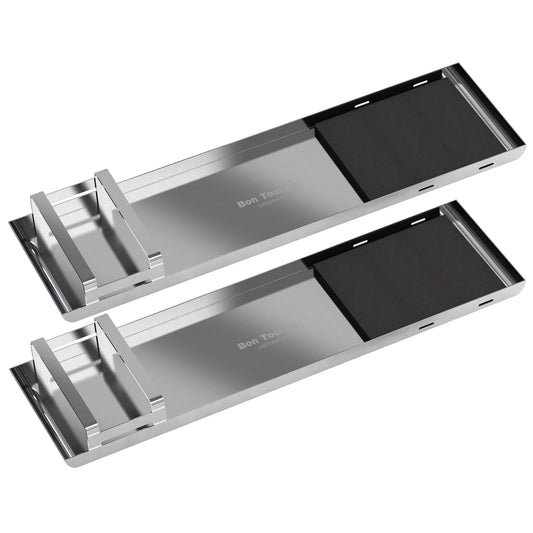 Knee Boards - Stainless Steel - With Knee Pads (Pair)