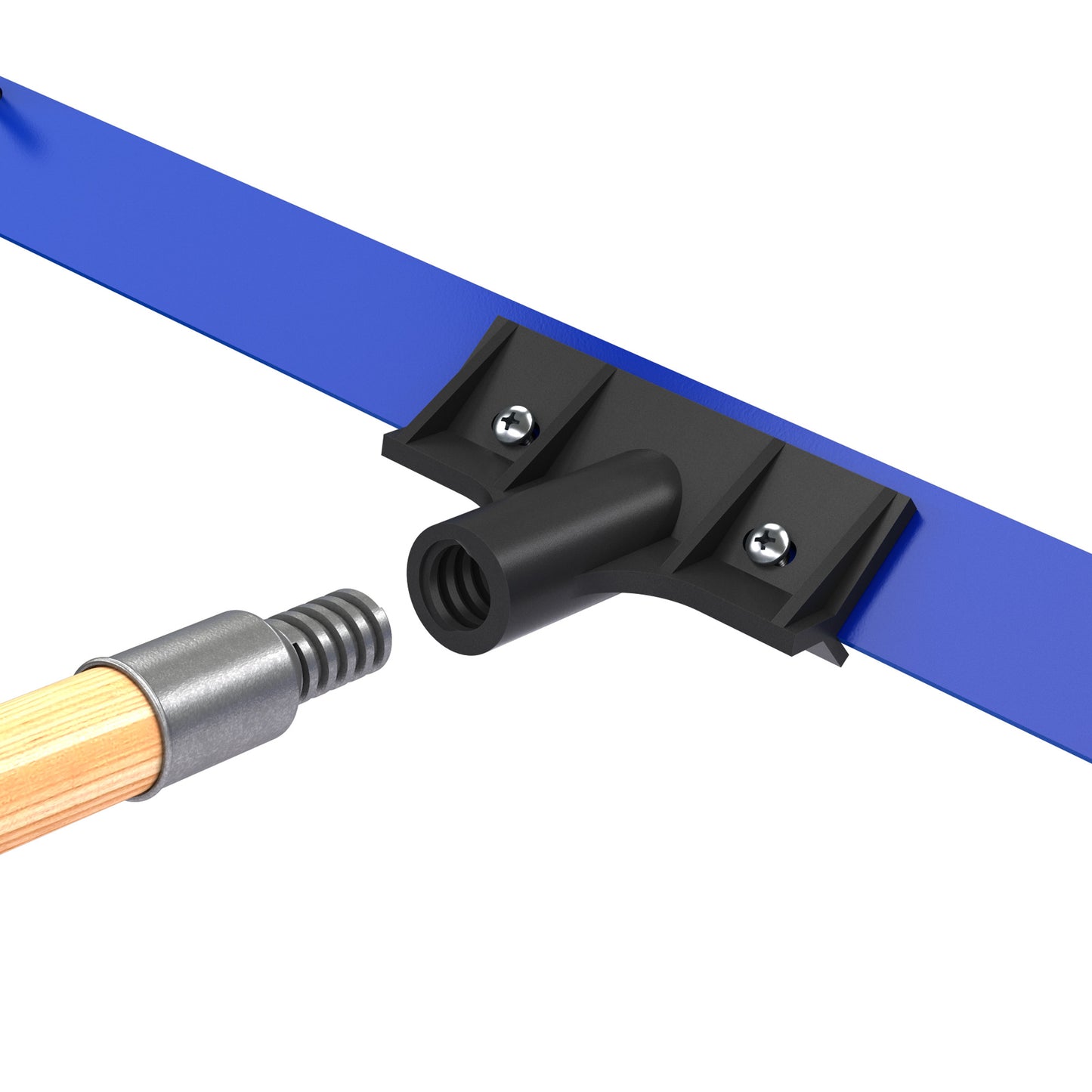 Ancinho de calibre com trenós - 24 polegadas - Cabo de madeira de 5 pés (Bon 12-689)