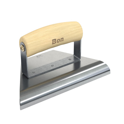 Tapered Edger - 8-inch To 3-inch - 3/4-inch Radius - 7/8-inch Lip - Wood Handle (Bon 12-833)