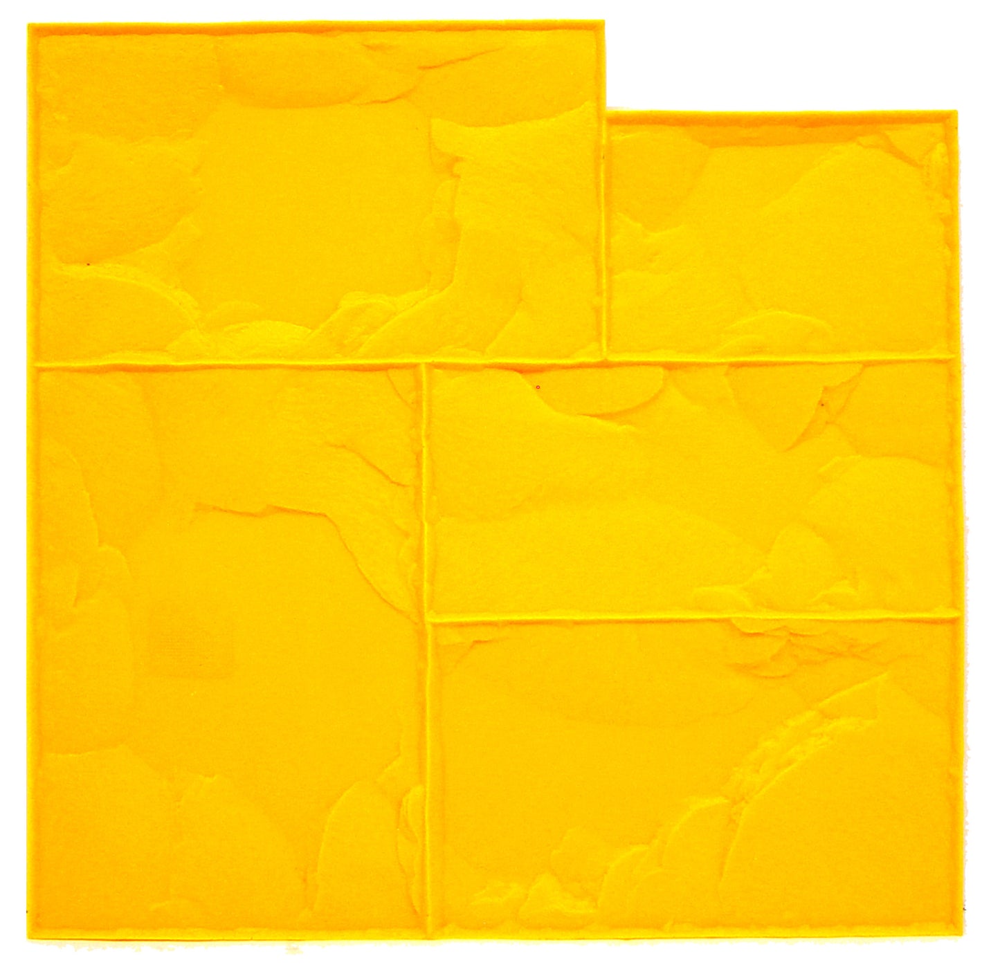 Texture Mat - Ashlar Yellow - 24-inch x 24-inch (Bon 12-882)