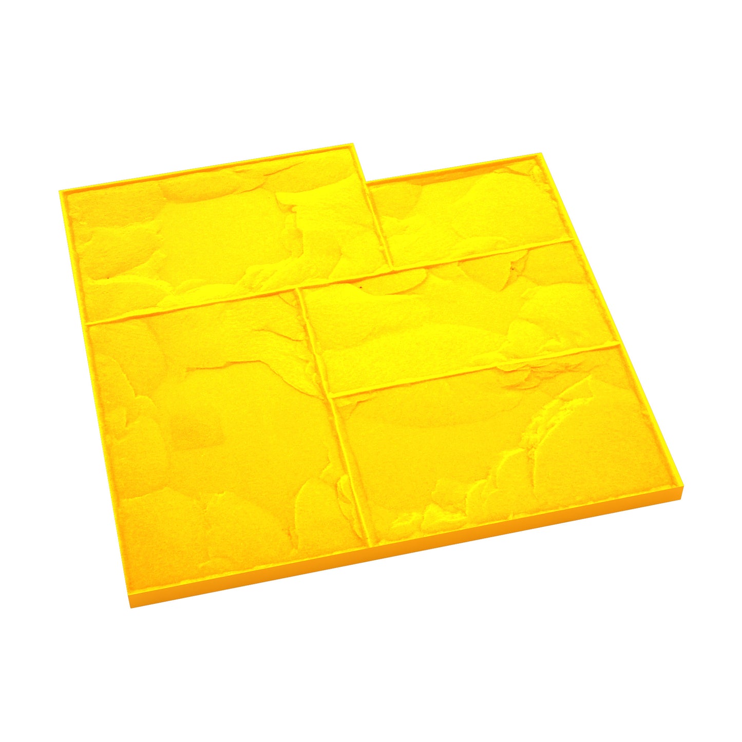 Texture Mat - Ashlar Yellow - 24-inch x 24-inch (Bon 12-882)