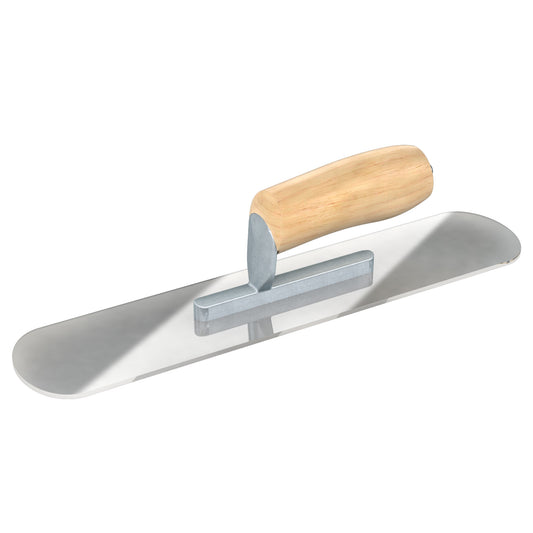 Swim Pool Trowel - Plex - 14-inch x 4-inch - Short Shank Camel Handle (Bon 12-906)