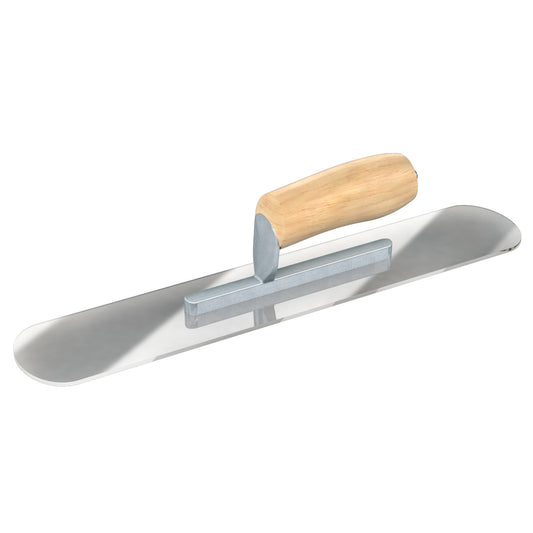 Swim Pool Trowel - Plex - 16-inch x 4-inch - Short Shank Camel Handle (Bon 12-907)