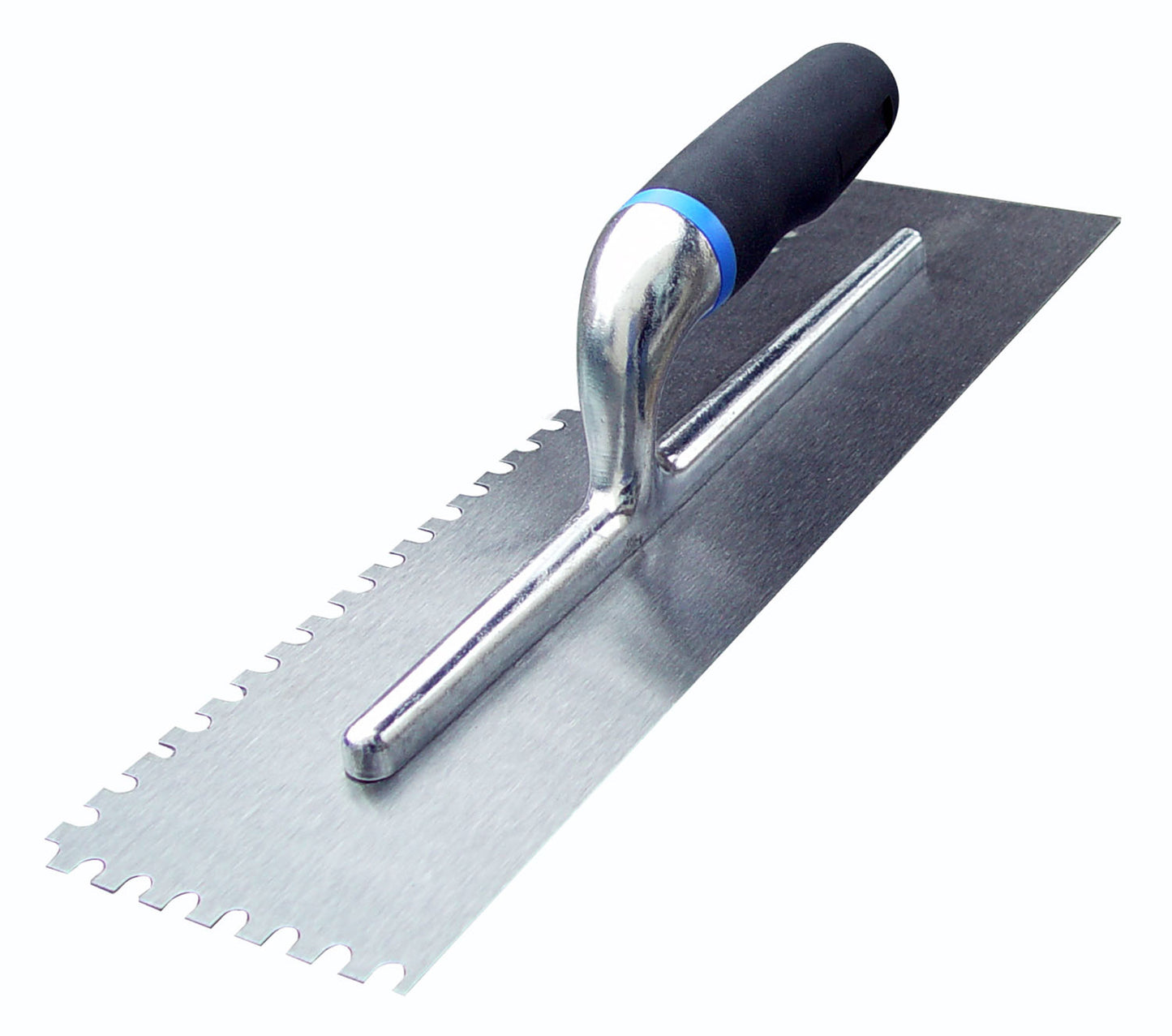 Notch Trowel - U-Notch 16-inch x 4-inch - Comfort Grip - 1/4-inch x 1/4-inch x 1/4-inch (Bon 13-144)