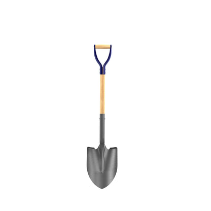 Shovel - Round Point - 27-inch - D Wood Handle (Bon 14-256)