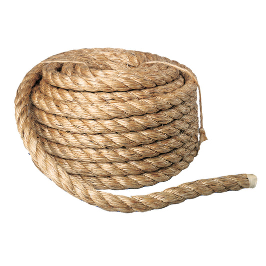 Manila Rope - 50 Foot x 5/8-inch (Bon 14-258)