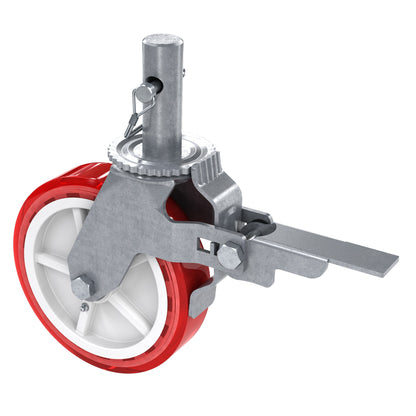 Scaffold Caster - 8-inch Diameter - 1 3/8-inch Stem (Bon 14-282)