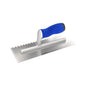 Bon® Notched Trowel - 1/8" x 3/16" Rectangle - Comfort Grip Handle