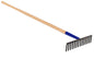 Road Rake - Heavy Duty - 15 1/2-inch - 66-inch Wood Handle (Bon 14-639)