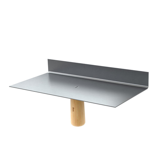 Hawk - Acero inoxidable - 12" x 6" - Borde de 1-1/2"