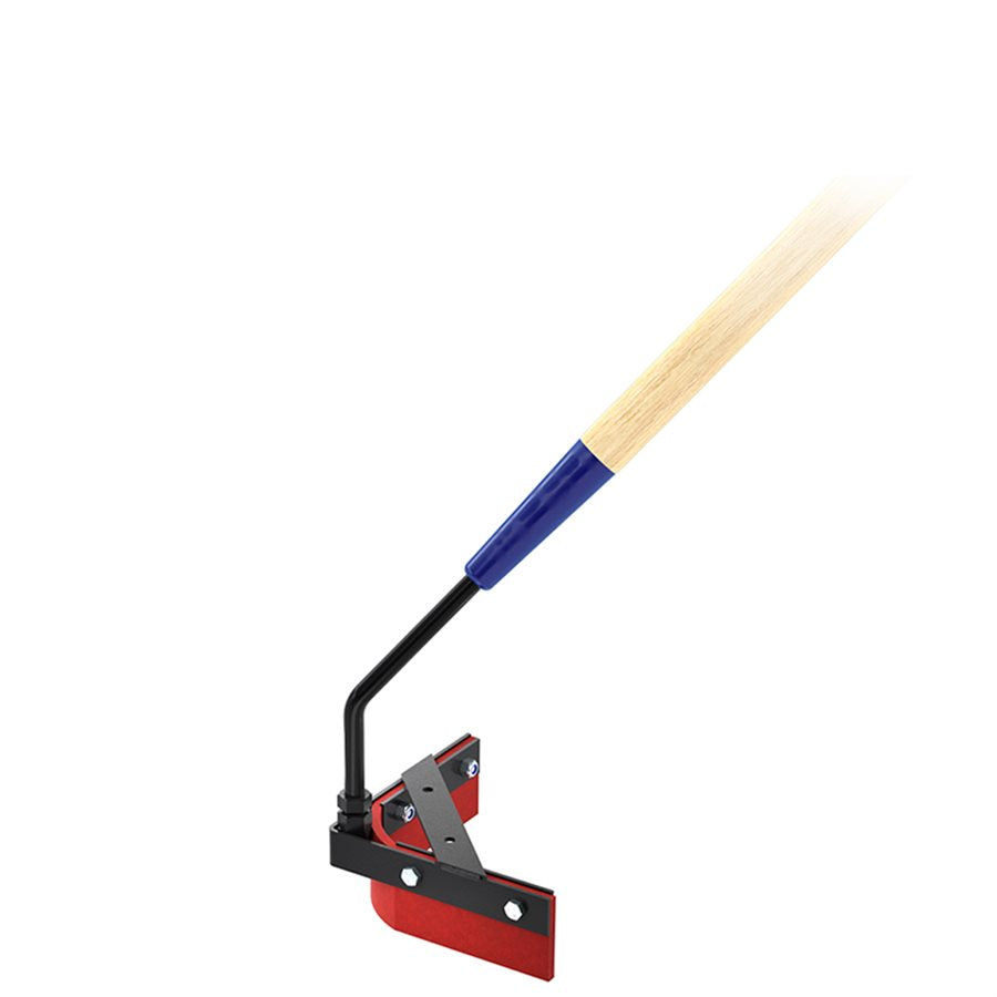 Reversible V-Shaped Asphalt Squeegee - Red Silicone Blade
