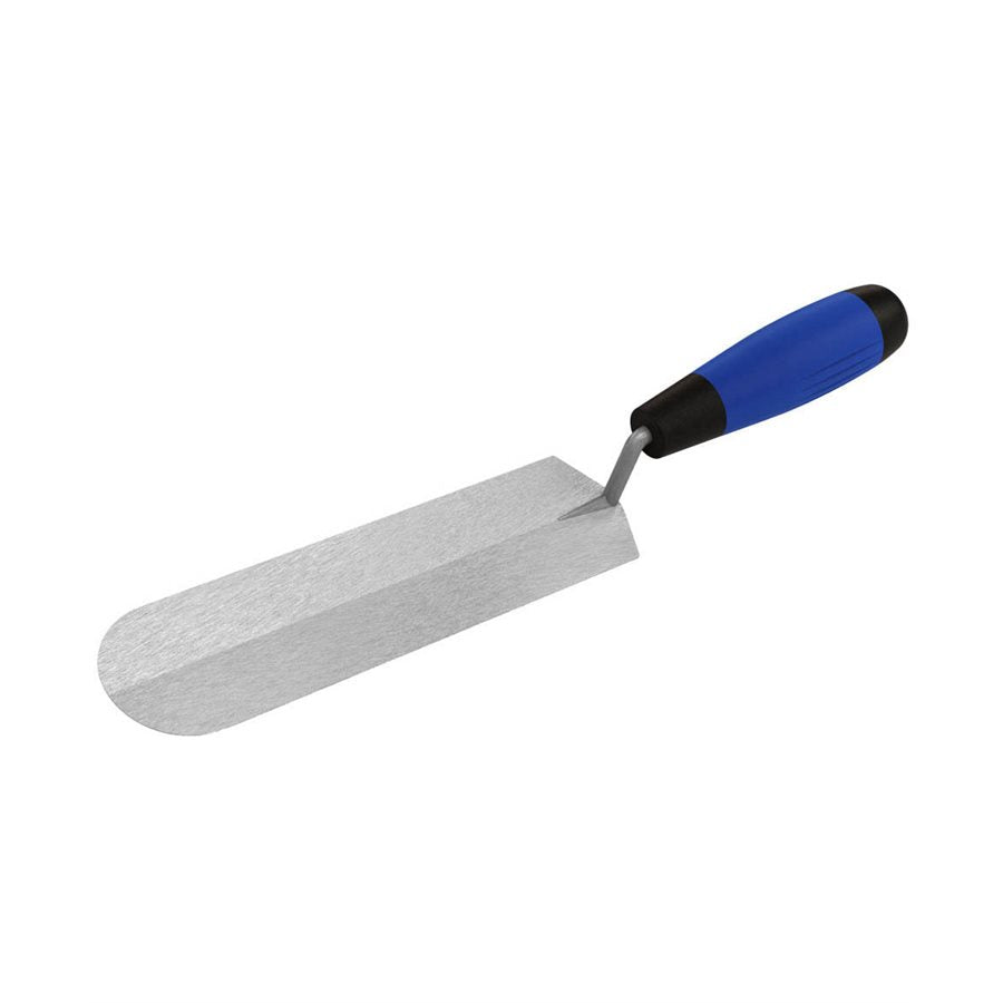 Bon Pro Plus Round End Coke Trowel with Comfort Grip Handle - 8" x 2"