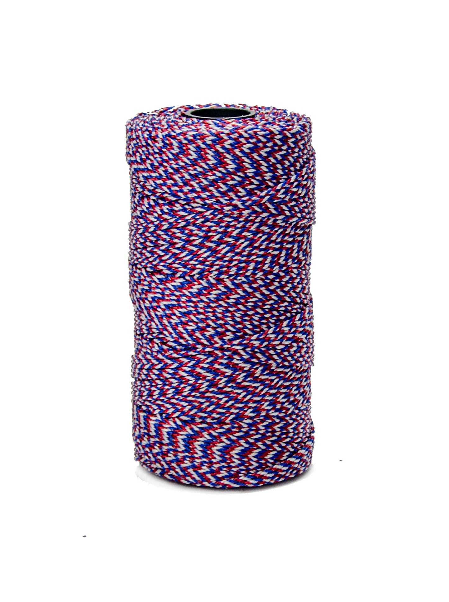 Linha trançada colada - 685 pés - branco e preto (Bon 21-278)