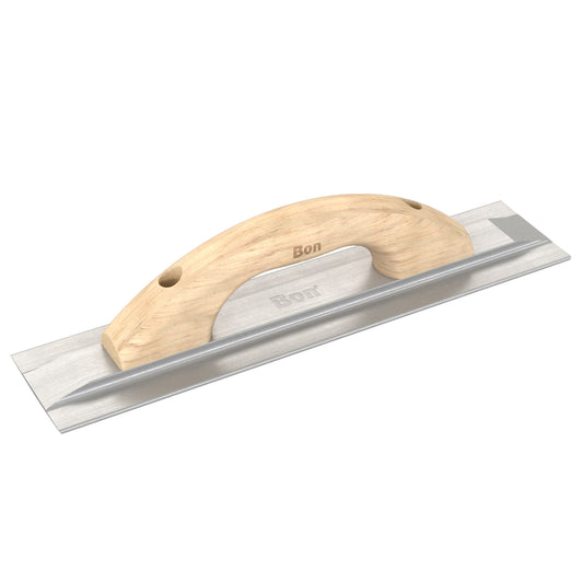 Magnesium Float - Square End - 14-inch x 3 1/8-inch - Wood Handle (Bon 22-301)