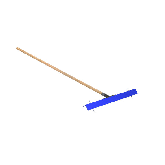 Gauge Rake - W/Pins - 24-inch - 5 Foot Wood Handle (Bon 22-365)