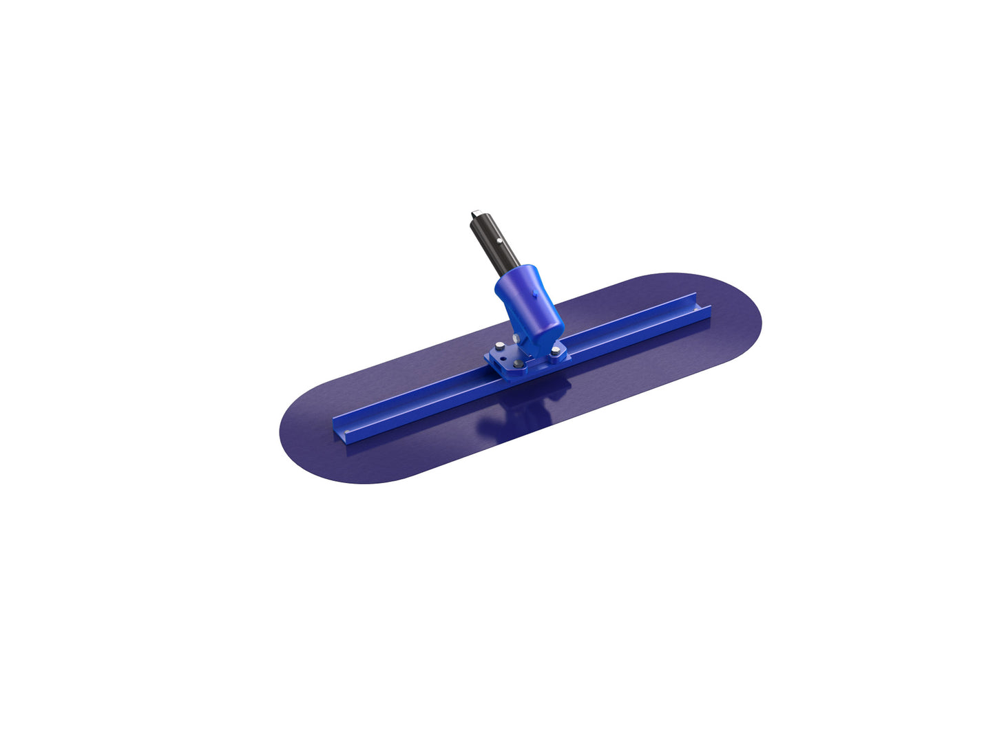 Big Blue Bull Trowel - Blue Steel - 36-inch x 12-inch - Wormgear Bracket (Bon 22-525)