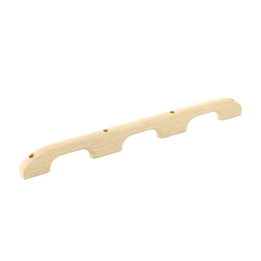 Wood Handle - Triple Loop Cut Ends - W/Holes (Bon 22-638)