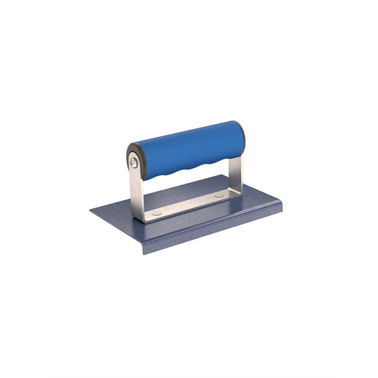 Canteadora - Acero azul - 6" x 4" - Radio de 1/8" - Borde de 3/8" - Agarre cómodo